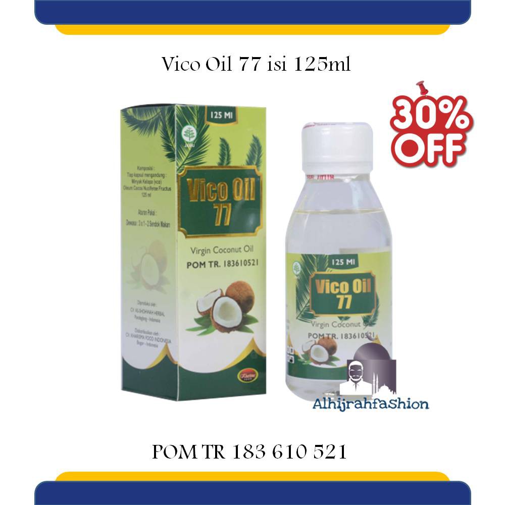 Minyak VCO VCO Oil Vico Oil 77 125ml Minyak Kelapa Murni