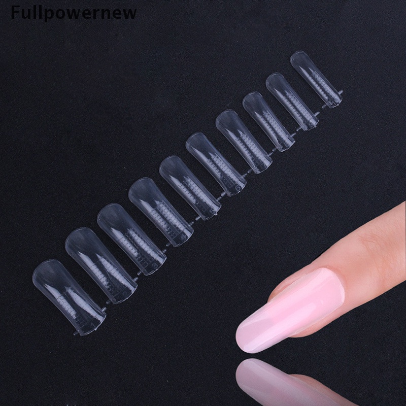 [FULL] 100Pcs Clear Cover False Nail Scale Clip Gel Acrylic Nail Art Extended Fake Nail