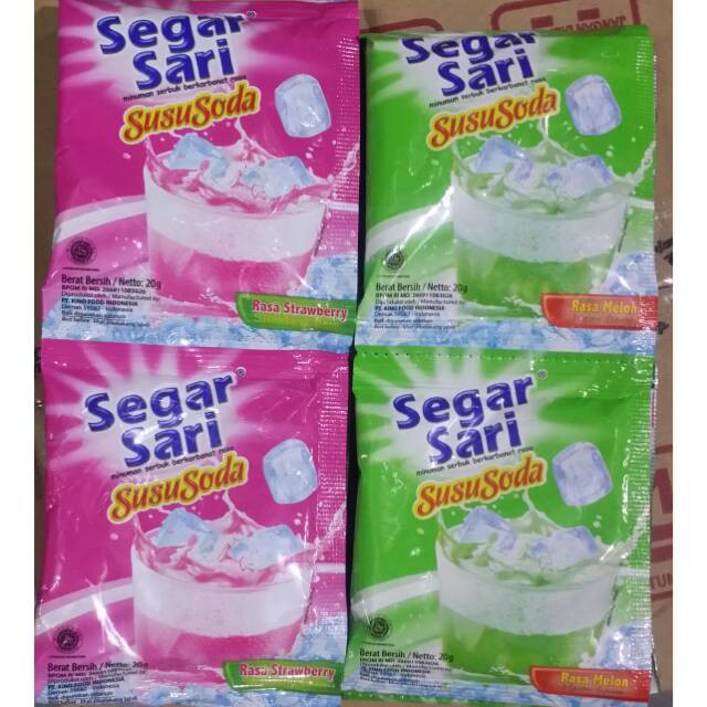 

Segar Sari Susu Soda 10 × 20g