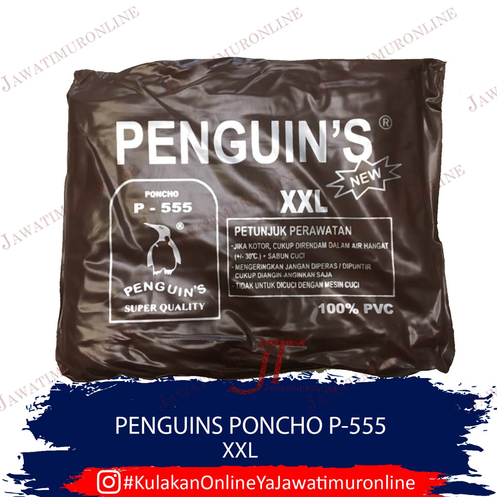 Jas Hujan PENGUIN Poncho P-555 - Jas Hujan PINGUIN P555