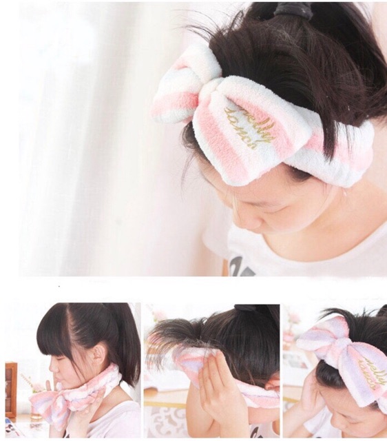 GBI Bando Bandana Handuk Pita Lembut Korea Style / HeadBand for Makeup / Cuci Muka