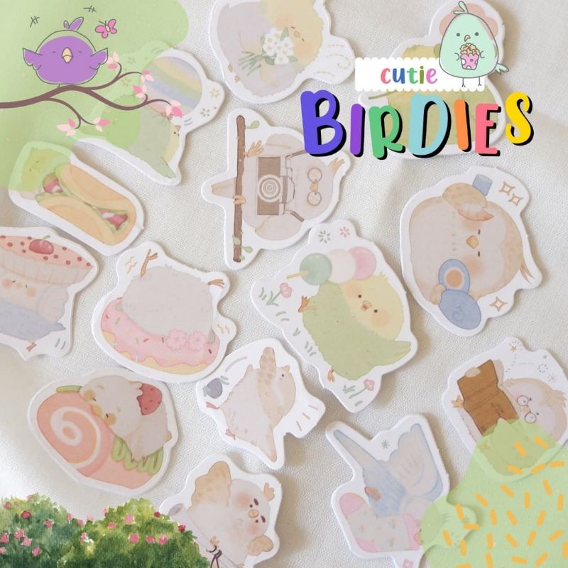 

SPACES || Set Cutie Birdie Stickers