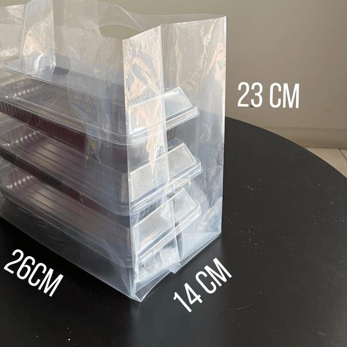 

tas plastik BENING ukuran BENTO isi 50 kantong PE PP TRANSPARAN tebal kresek kantung clear transparant