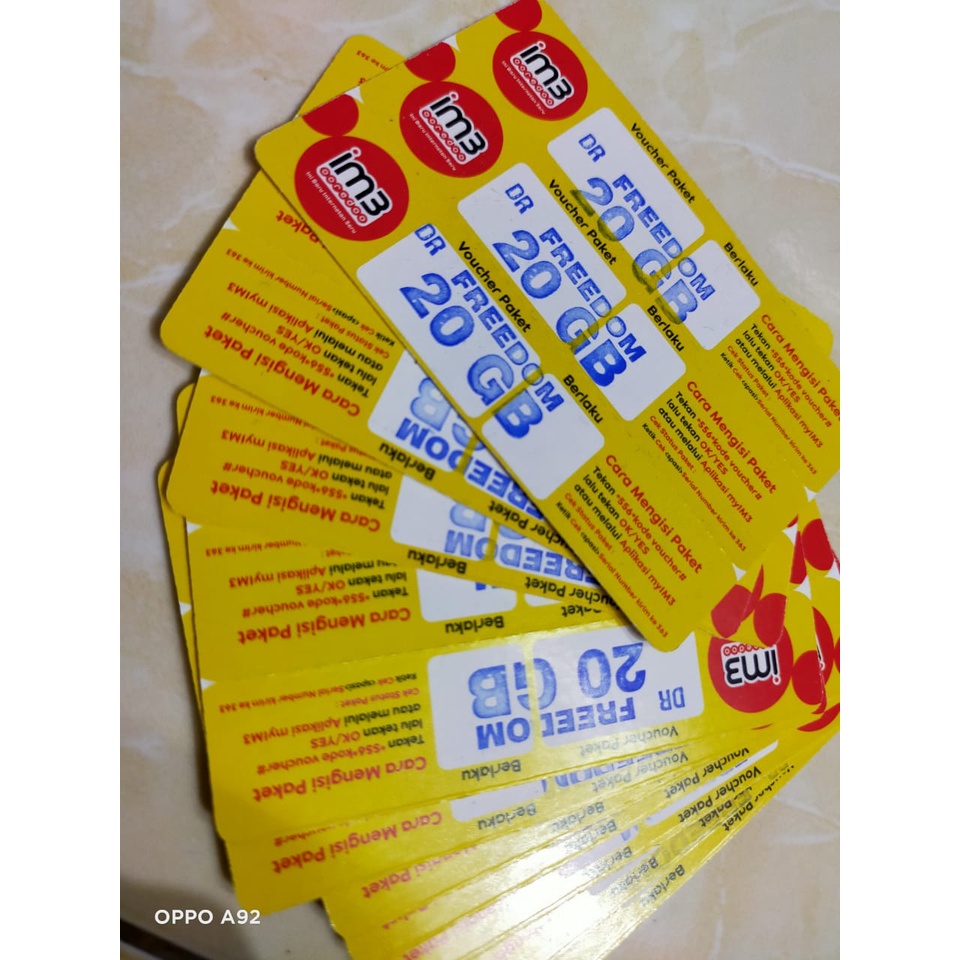 VOUCHER INDOSAT FREEDOM COMBO 20GB