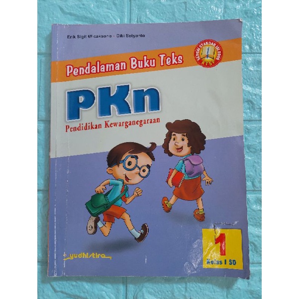 Preloved buku bekas Pendalaman Buku Teks PKN SD kelas 1