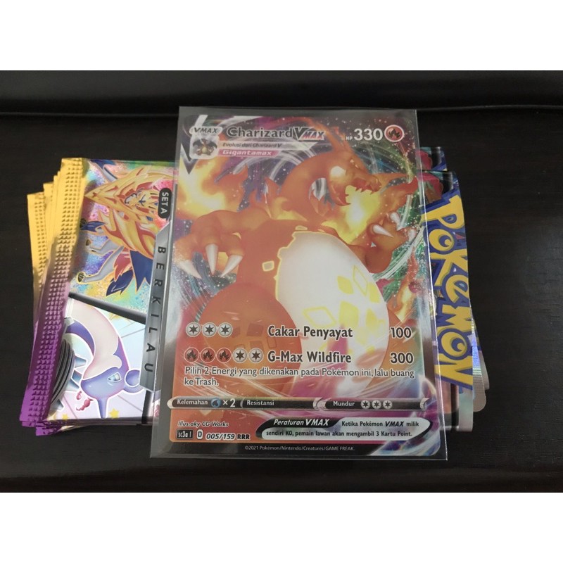 Charizard VMAX pokemon TCG indonesia kartu pokemon indonesia
