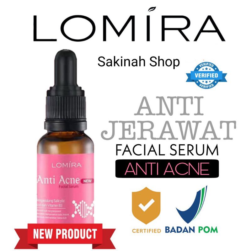 LOMIRA ANTI ACNE / VIT C SERUM [ BPOM ]