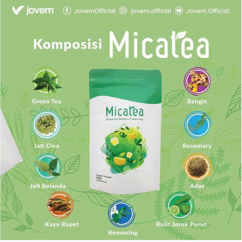 MICATEA TEH PELANGSING JOVEM BER-BPOM ORIGINAL ❗❗❗
