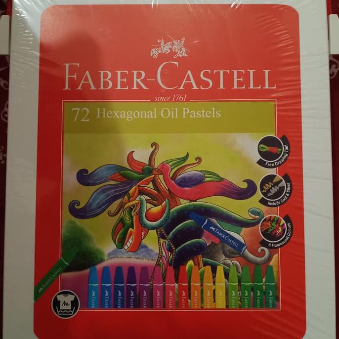 

Dapatkan Crayon Hexagonal Oil Faber Castell 72 Warna - Mudah Dibersihkan,Tidak Murah