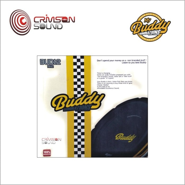 Cuci Gudang SUBWOOFER 12 inch DOMINATION Buddy Bud12 MK2