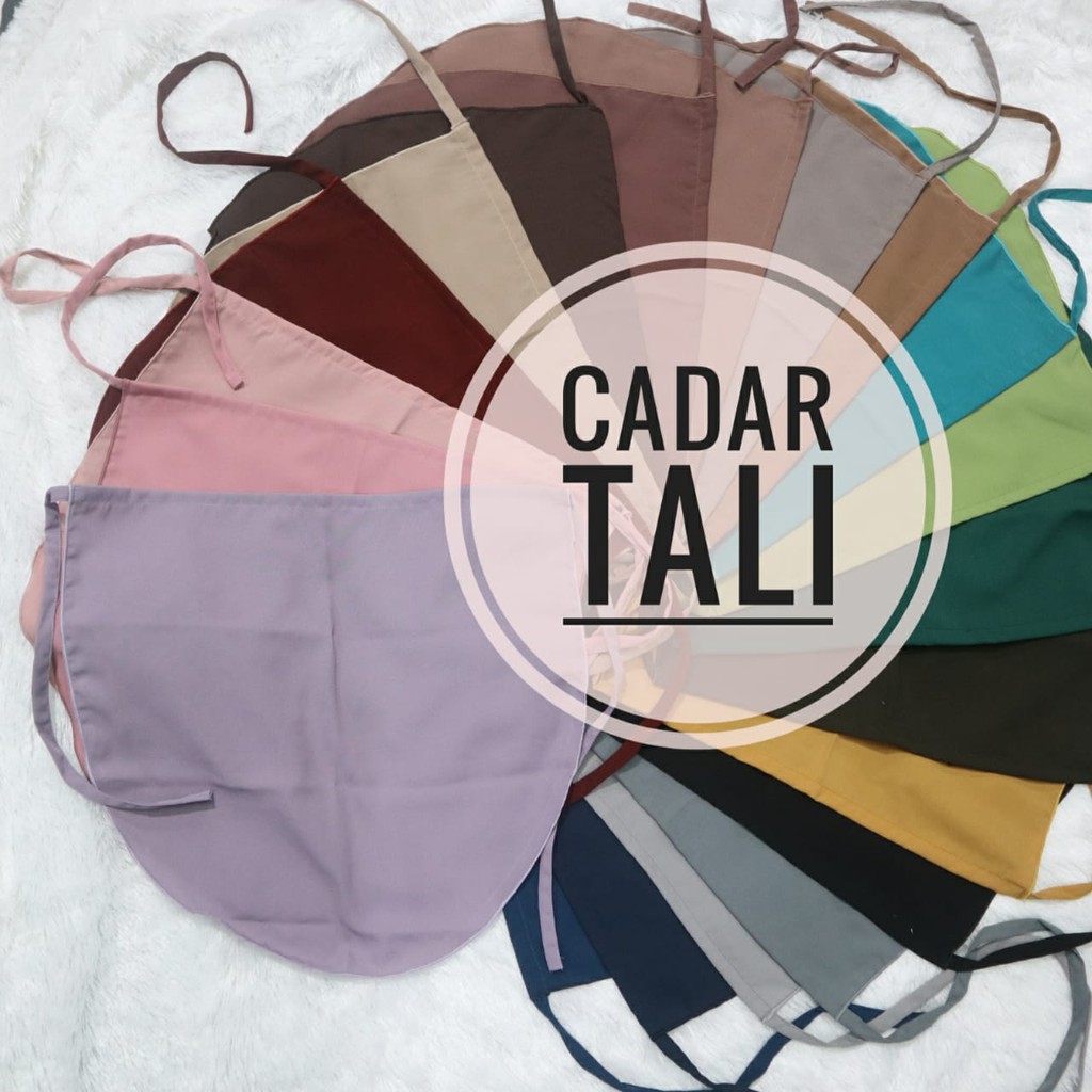 Cadar tali/ Niqab tali/ Cadar Cantik tanpa Lipit veil