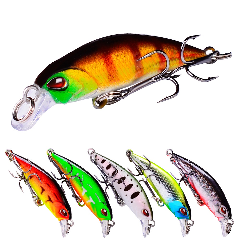 Umpan minow minnow premium ultralight branded proberos 5,4 cm 4,3 gram fishing lure mancing casting landbase