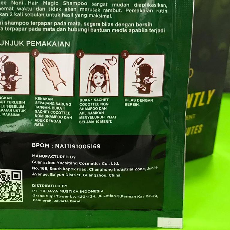 ➸ COCOTTEE NONI HAIR MAGIC SHAMPOO BPOM - BSY GO BLACK - BSY SHAMPO NONI ℗