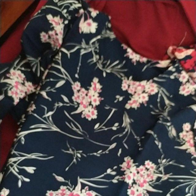 Supplier Jumbobigsize: Kode 1272 Delly Flowy Tunic Jumbo Bigsize Besar Plussize Solo