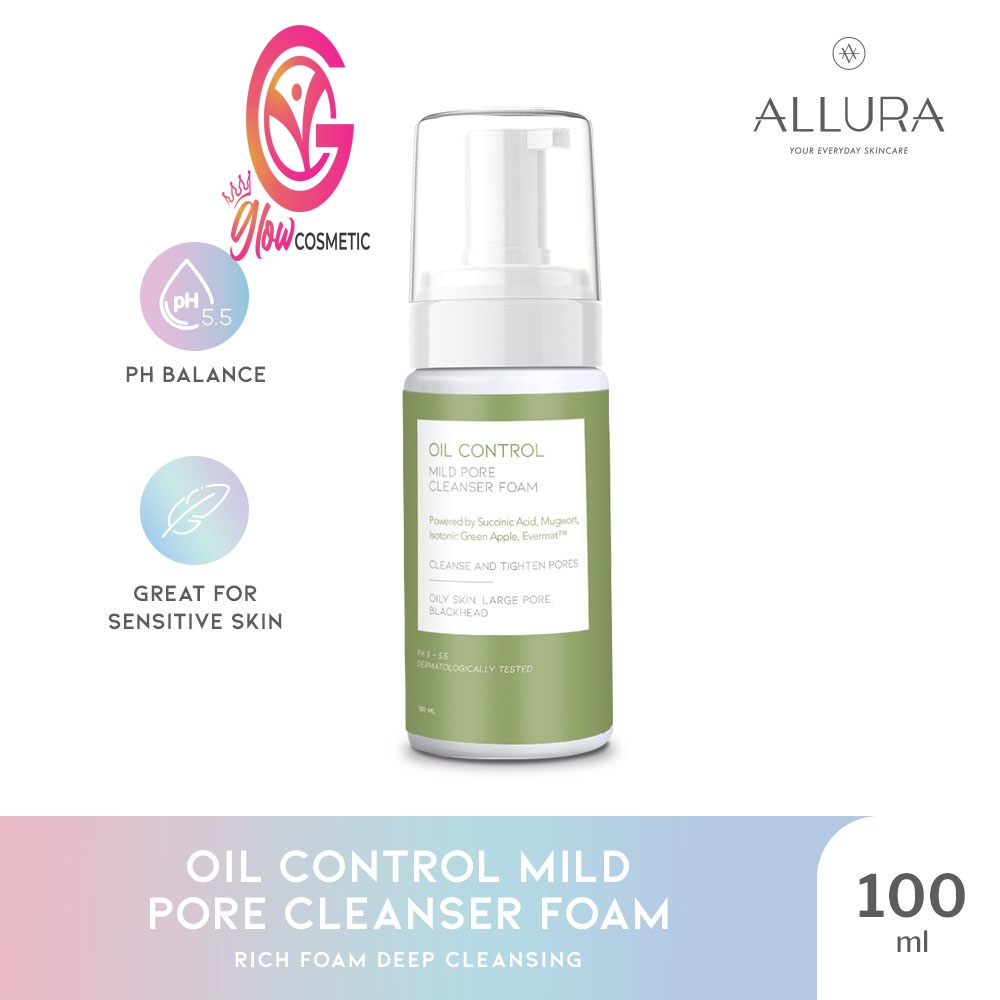 Allura Oil Control Mild Cleanser Foam 100 ml