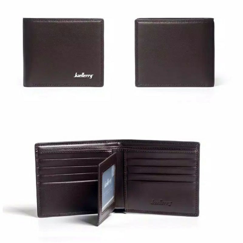 Dompet Lipat Pria Import Baellerry Model Pendek 100% Original 8 Slot Kartu (COD)