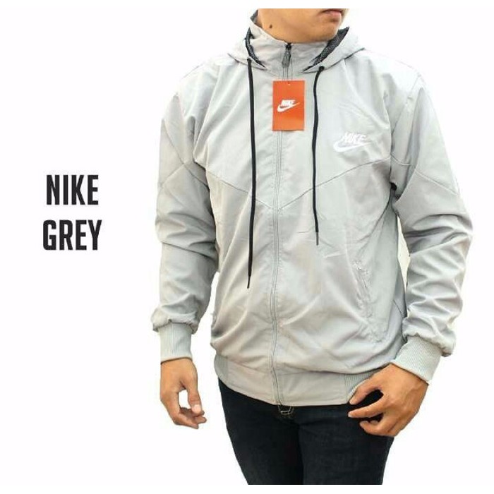 jaket pria wanita jaket parasut nike windrunner putih / Jaket Sport