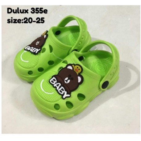 DX-355E Sandal Baim Anak Laki Laki Cowok Karakter Beruang Baby Merek Dulux Size 20-25