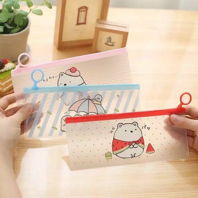 

Sumikko Gurashi Pencil Case Kotak Pensil Karakter Beruang Lucu