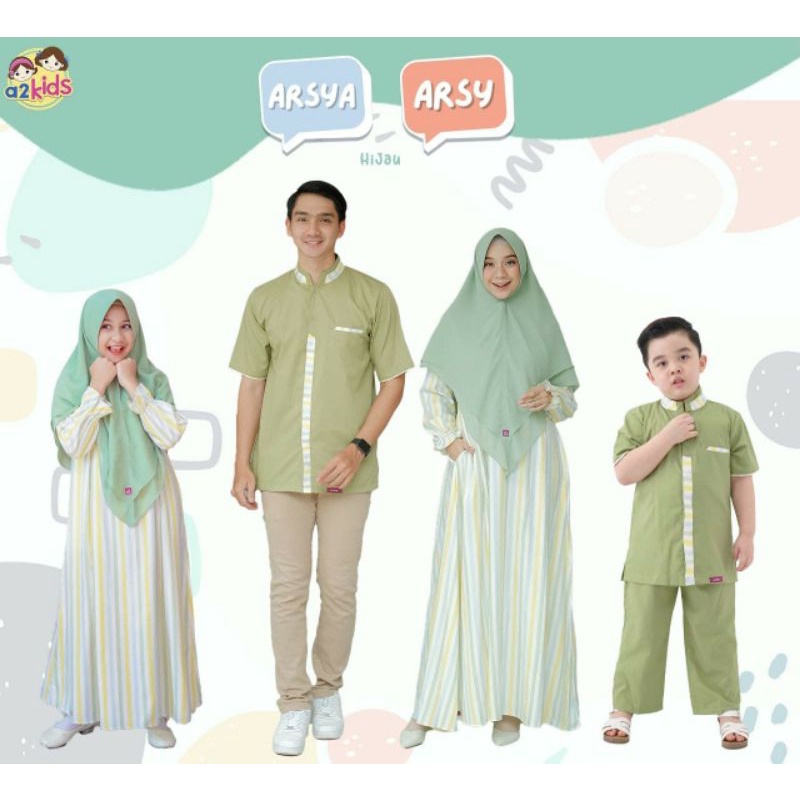 BAJU SARIMBIT KELUARGA/ BAJU COUPLE KELUARGA/ SARIMBIT GAMIS KOKO/ BAJU SERAGAM AYAH IBU ADIK KAKA/ 