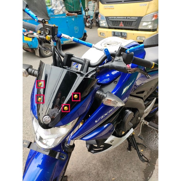 NACOM DV Baut Visor Vixion Baru