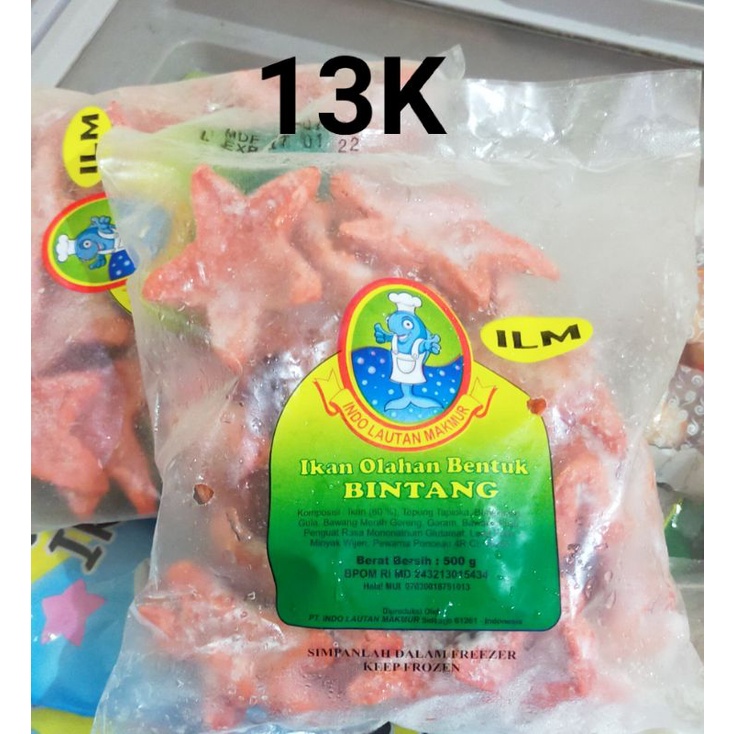 Jual Tempura Bintang Ilm Olahan Ikan Shopee Indonesia