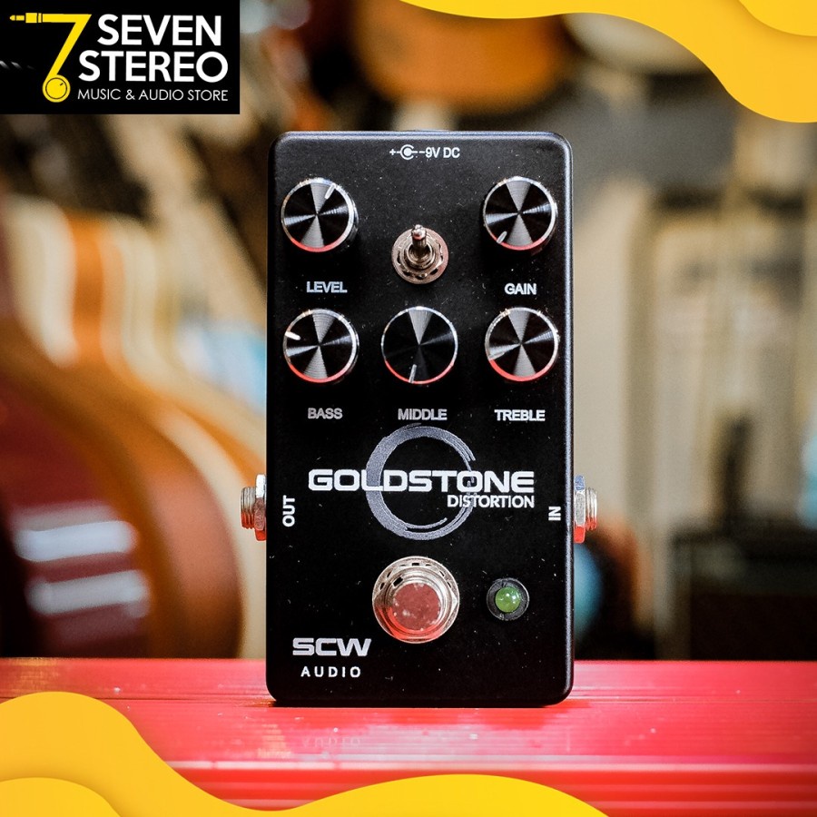 SCW Audio Goldstone Distortion Effect Pedal