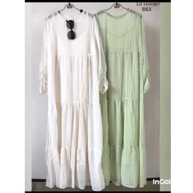Gamis katun import plus dalaman