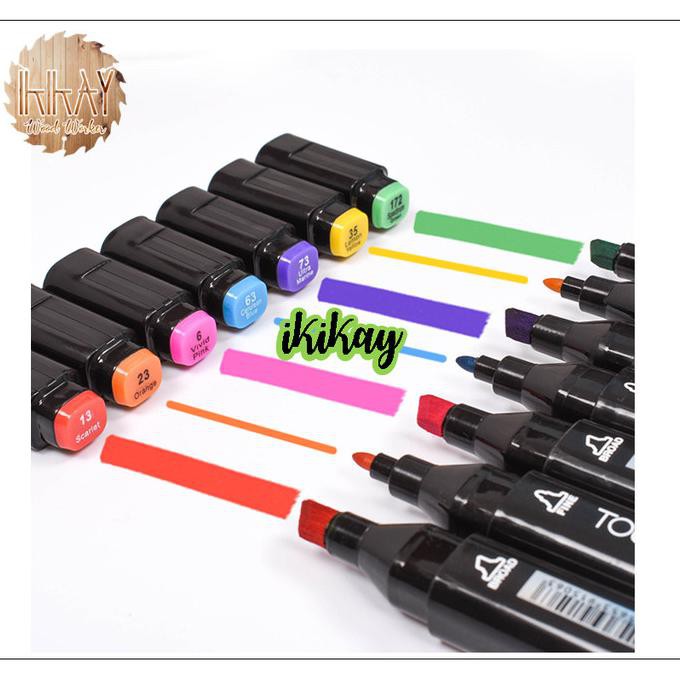 

Promo Spidol warna double Twin Pen Marker Art Drawing 30 warna