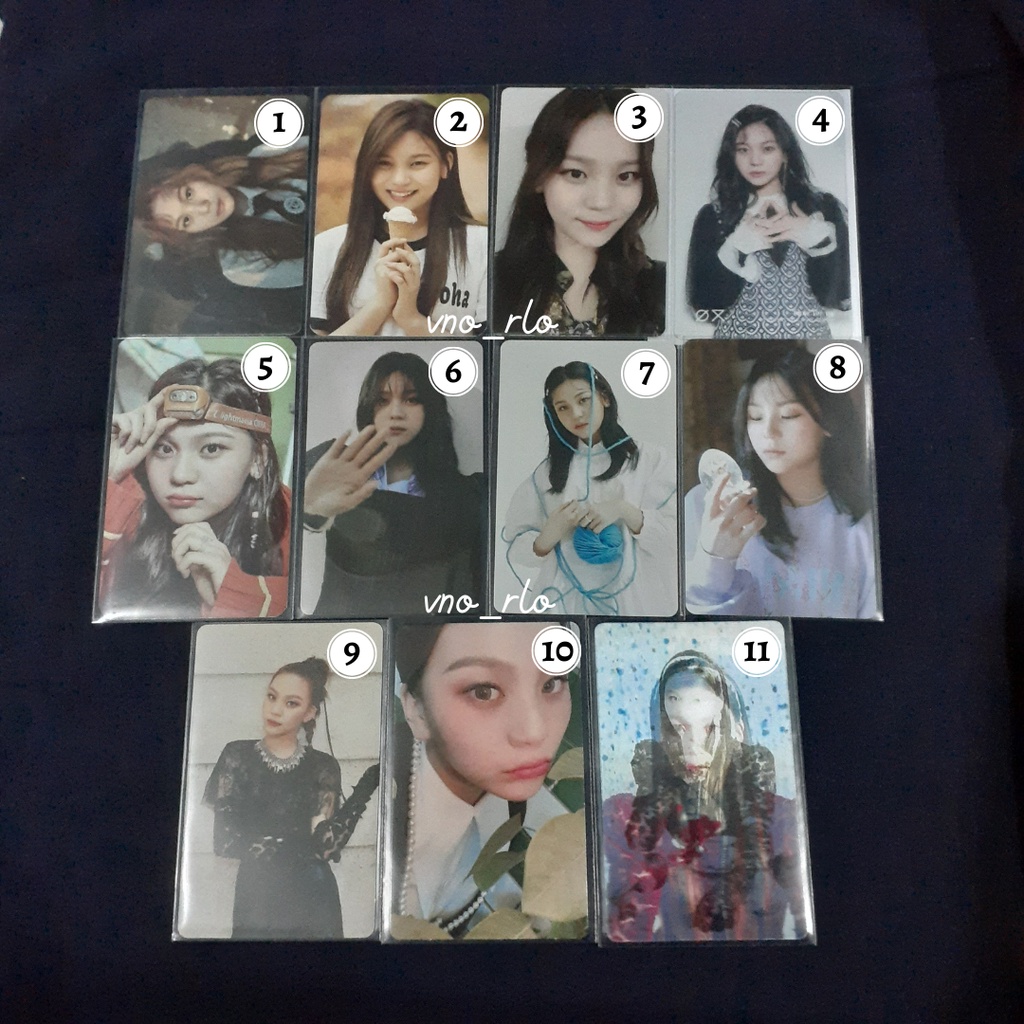 PHOTOCARD GFRIEND OFFICIAL POB - PC UMJI VIVIZ - CELEBON LOL THE AWAKENING PARALLEL RAINBOW TFTMN SU