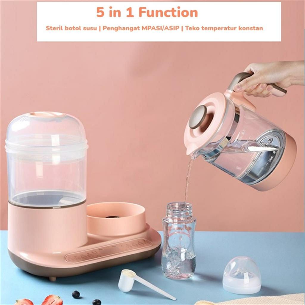 Coconi 5in1 Sterilizer With Dryer &amp; Kettle - Alat Pengering Botol Multifungsi