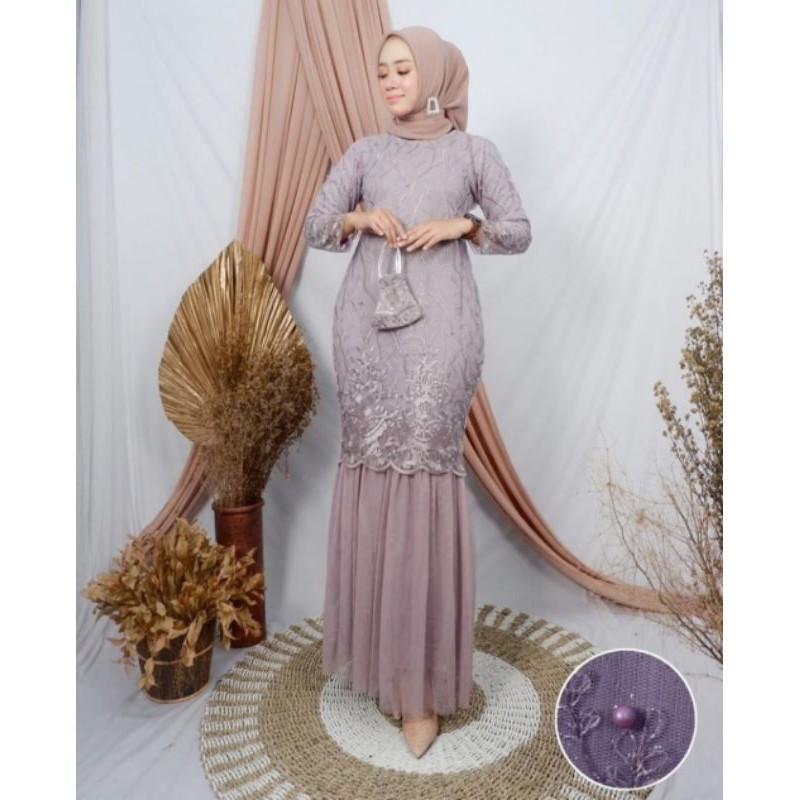 Promo Setelan Kebaya Brukat Modern Dress Duyung Tutu Kebaya Brukat Kebaya Wisuda Kebaya Modern Baju Shopee Indonesia