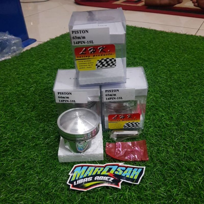 Piston LHK 56 57 58 58.59.59.5 60 61 62 63 64 65 66 67 68 69 pin 14 set ring Piston LHK pin 14 marqsah racing-1