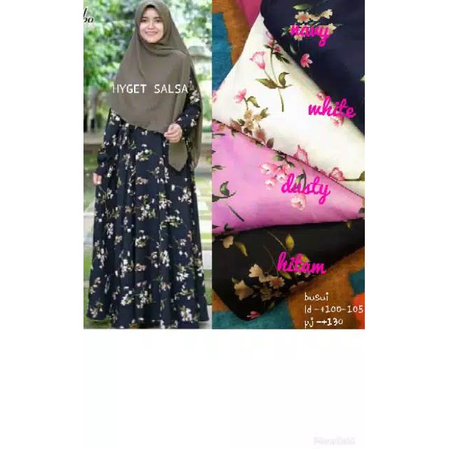 GAMIS BUSUI MOTIF AYUNDA MURAH / GAMIS hyget /GAMIS 30RIBUAN/GAMIS TERLARIS