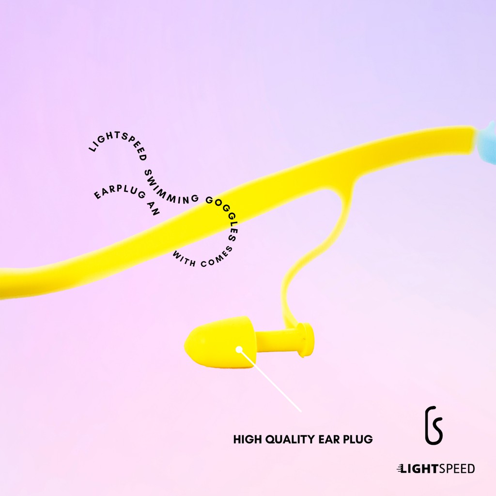 LIGHTSPEED KACAMATA RENANG / SWIMMING GOGGLES HD ANTI AIR DAN ANTI KABUT / KACAMATA ANAK-ANAK