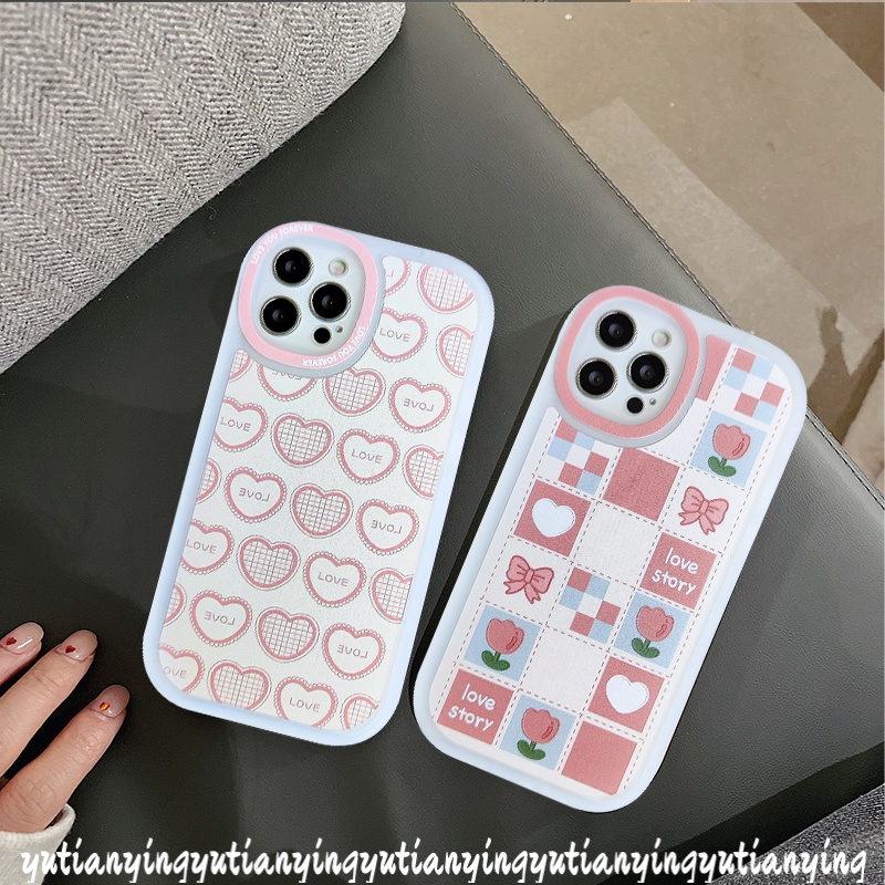 Soft Case Motif Hati Bunga Pink Untuk Oppo A5s A57 2022 A7 A12 A3s A15 A15S A5 2020 A9 2020 A32 A33 2020 A53 2020 A12E A11k A35 A11k