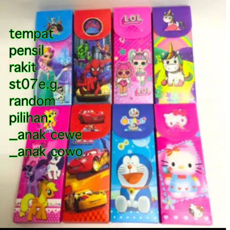 

tempat pensil rakitan.