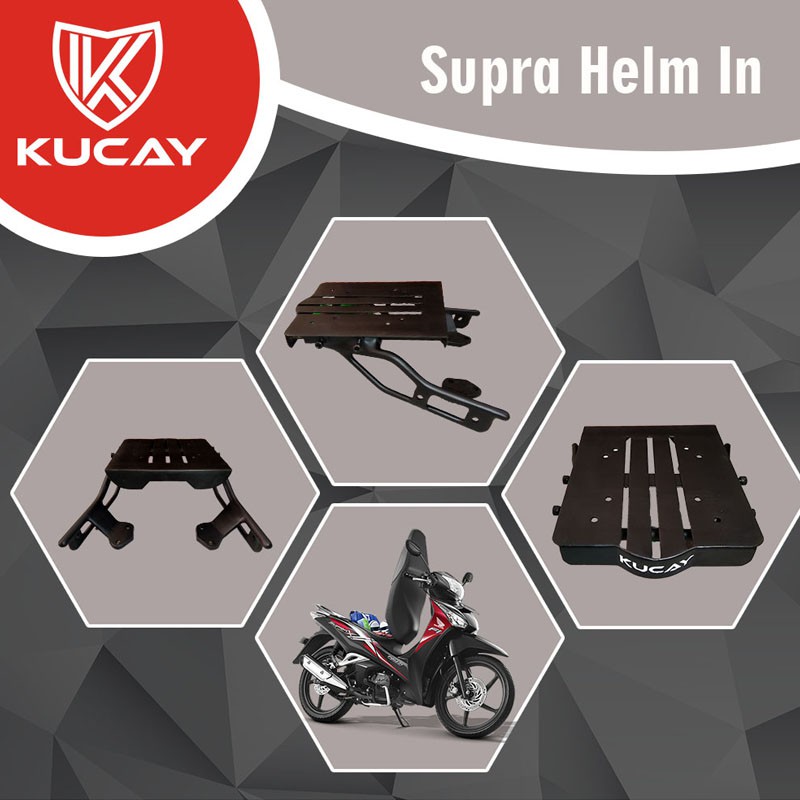 Bracket Kucay Honda Supra X 125 helm In