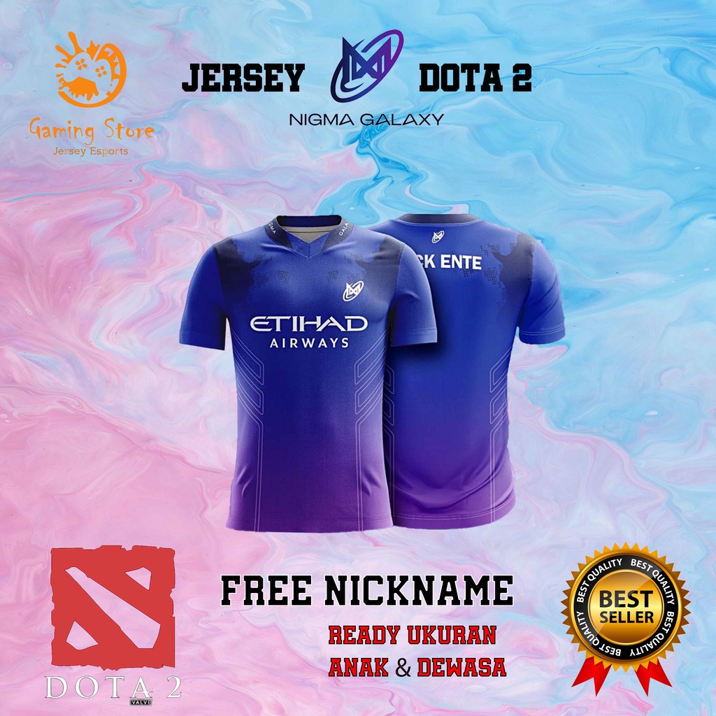 Jersey Kaos Baju NIGMA GALAXY 2022