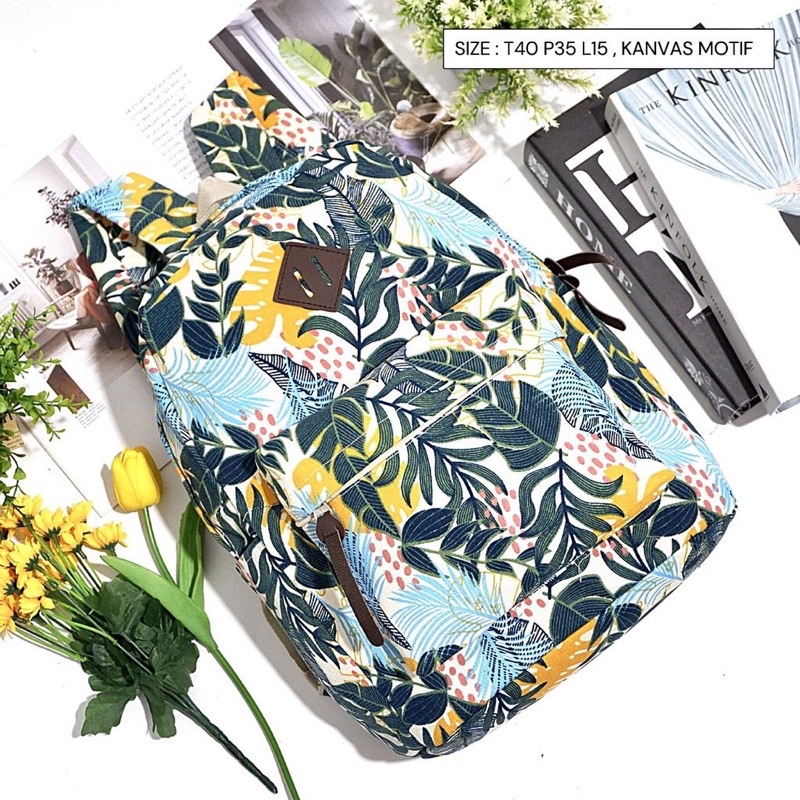Tas Ransel Kanvas Mini