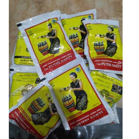 

↻ jamu gendong putri sakti sachet cair halal 100mlㄽ