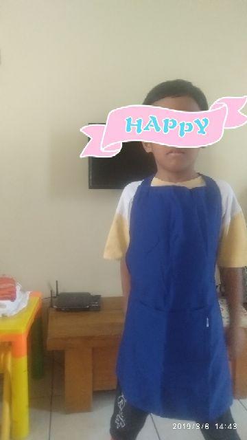 Celemek Anak/apron Anak Drill