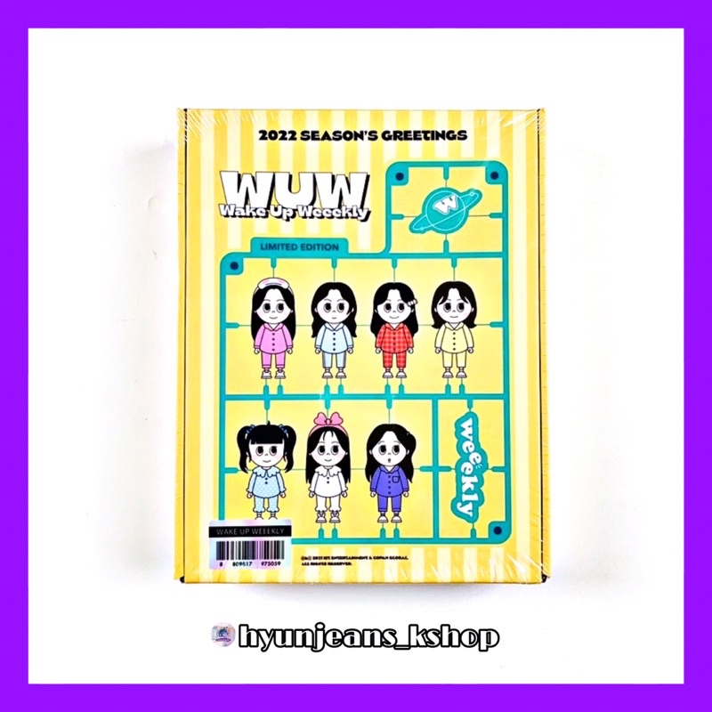 [READY STOCK] WEEEKLY 2022 SEASON GREETING - WUW : WAKE UP SEASONS GREETINGS / SEASON'S GREETING'S W