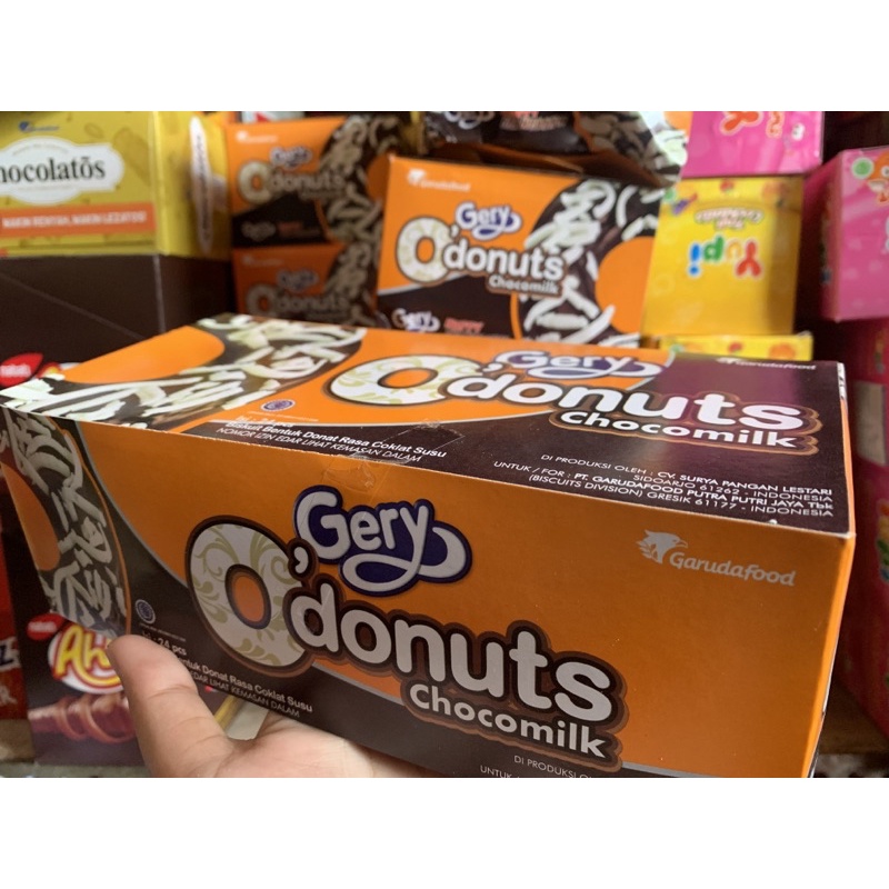 

Gery O donuts Chocomilk 500 perbox