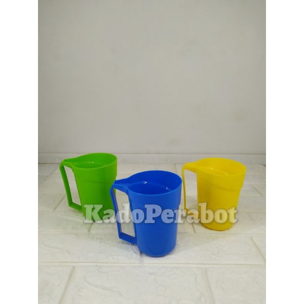 gelas plastik gagang murah - gelas murah warna - gelas plastik mug