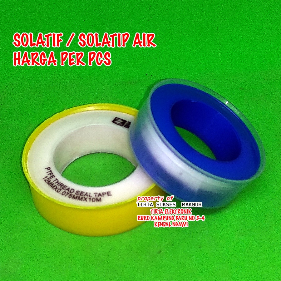 

Sealtape seal selotip tape ASLI seltip isolasi solatif kran air