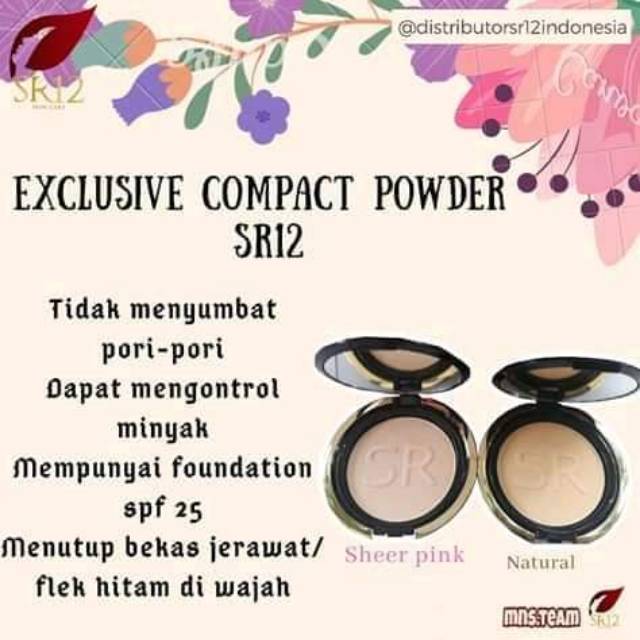 SR12 compact powder/bedak sr12