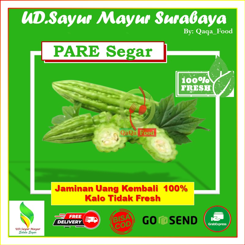 

PARE PAREA Segar fresh murah sayur sayuran murah berkwalitas premium 500 Gram - UD076