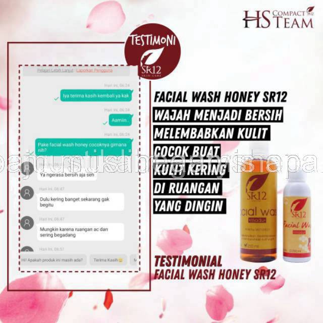 SR12 FACIAL WASH MADU / SABUN MADU CAIR / SABUN KULIT KERING &amp; SENSITIF