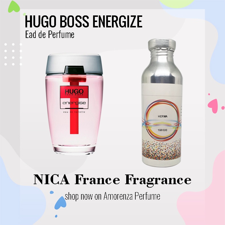 Bibit Parfum Murni HUG0 B0SS ENERGIZE - GIANT Nica fragrance 500ml Segel Pabrik